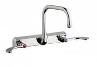 Chicago Faucets W8W-DB6AE1-317ABCP Workboard Faucet, 8'' Wall